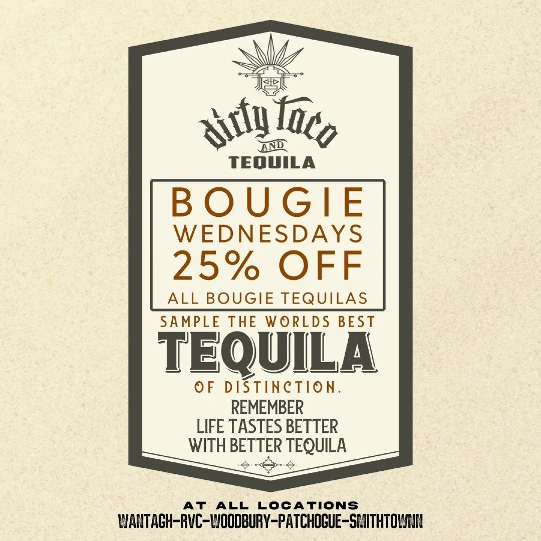 Midweek, but make it bougie.
25% off our top-shelf tequilas because life tastes better with better tequila.