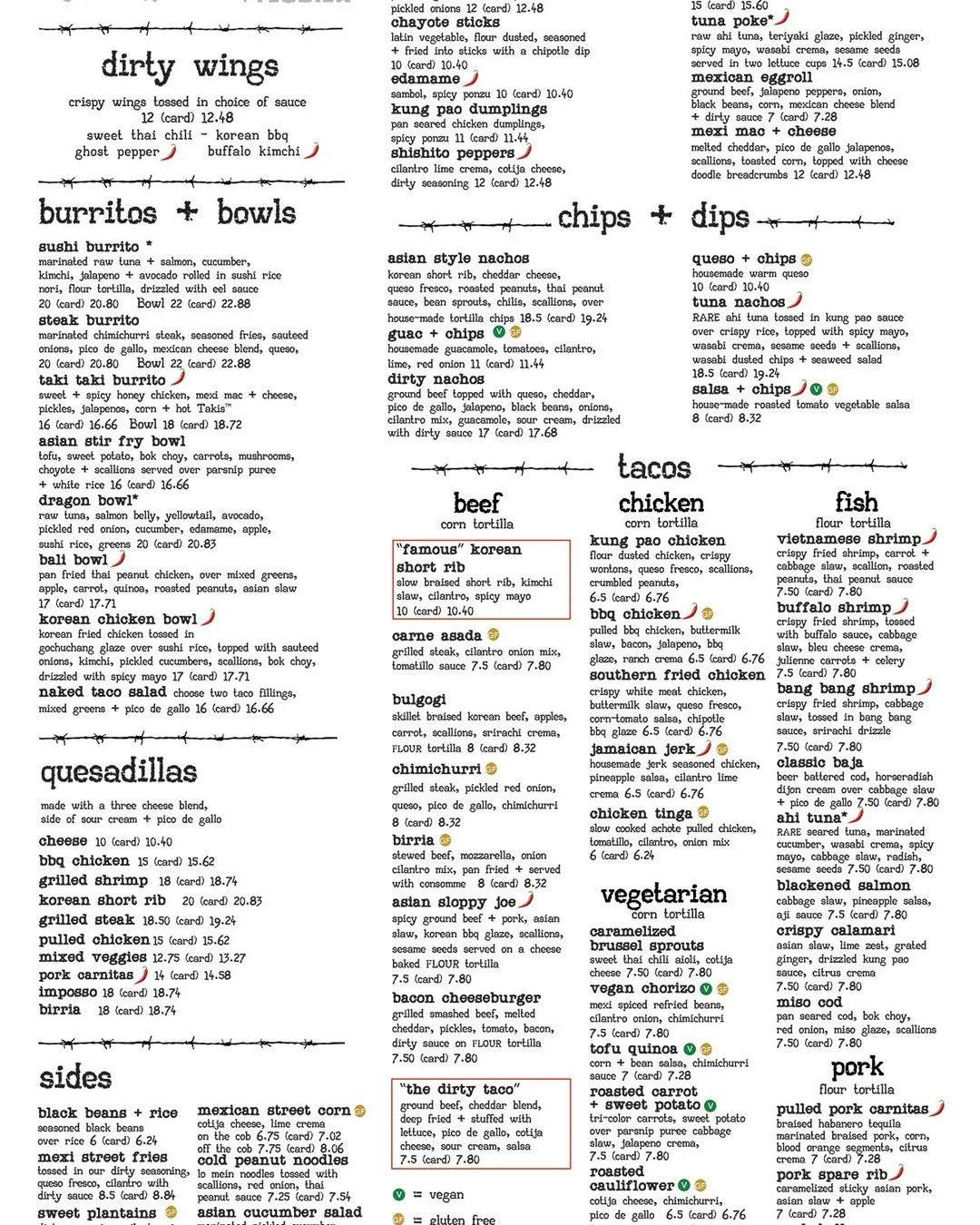 Some people come for tacos&hellip; some come for margaritas&hellip; the smart ones come for both 🌮🍹

From Korean Short Rib tacos and Bang Bang Shrimp to mezcal cocktails, spicy margs, and Dirty Shots &mdash; this menu was built for getting a little
