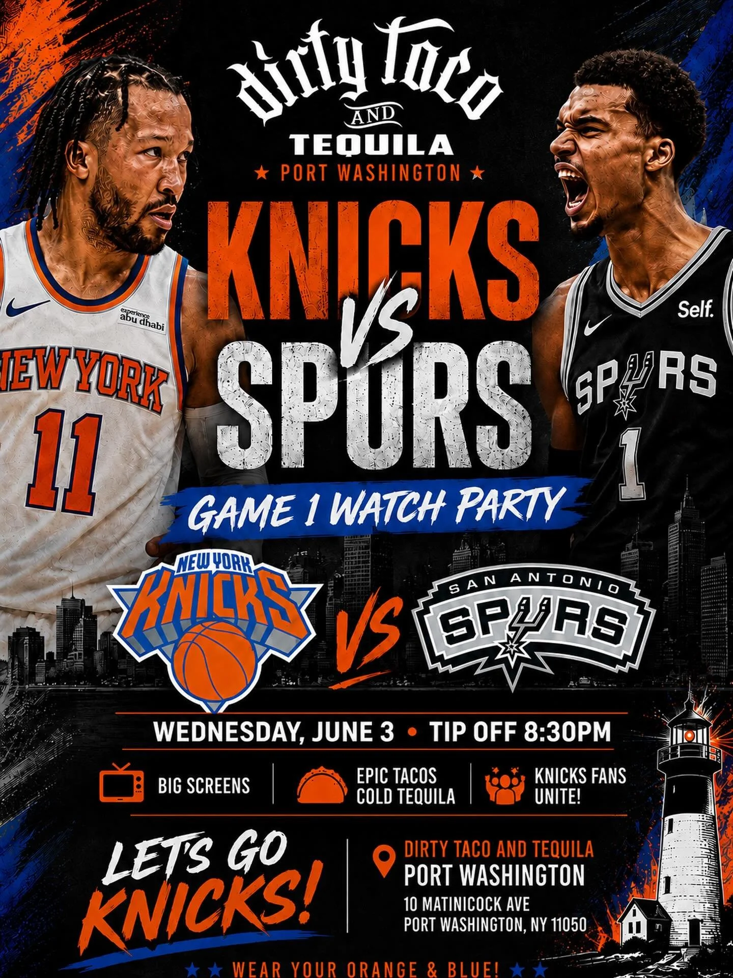 LETS GET DIRTY FOR THE KNICKS 🌮🏀🌮🏀