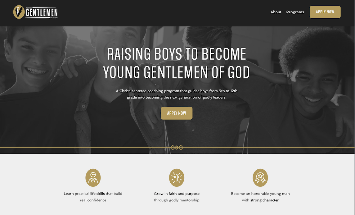 Young Gentlemen of Valor