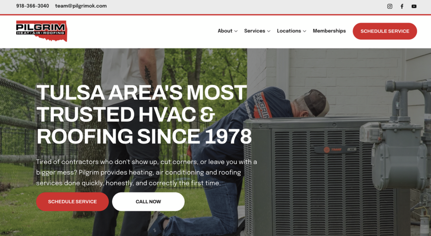 Pilgrim hvac &amp; roofing