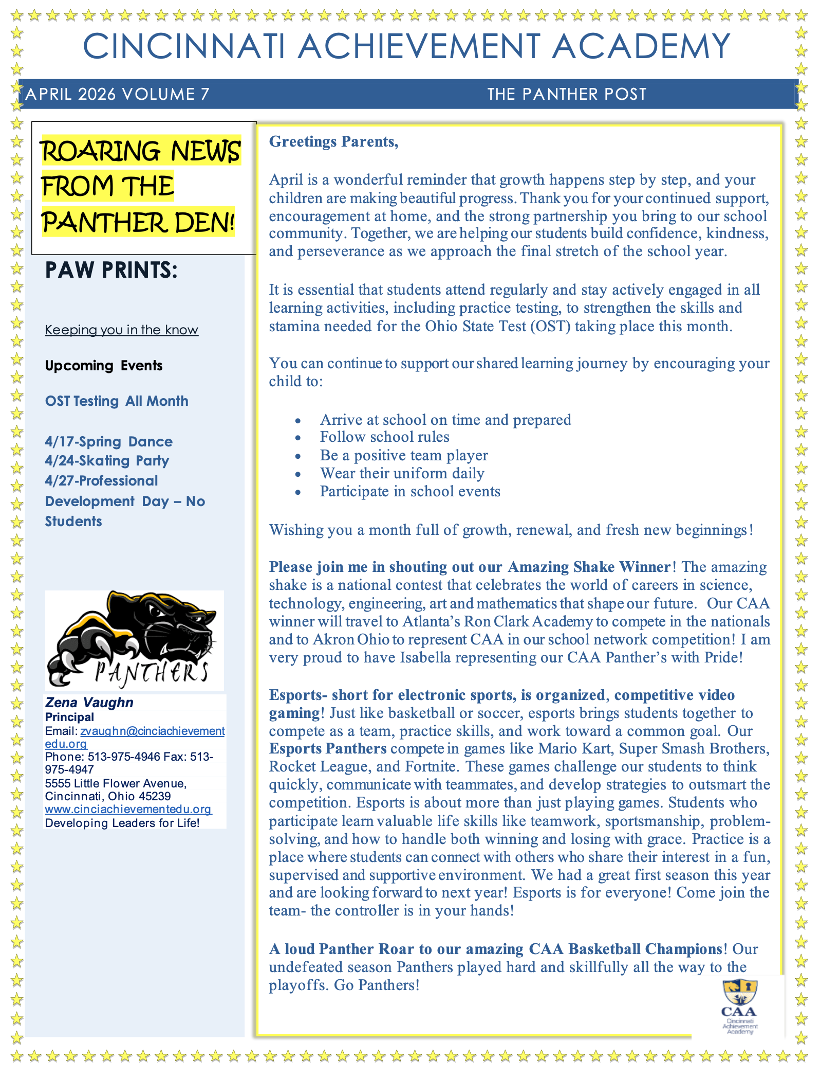 Newsletter - April 2026
