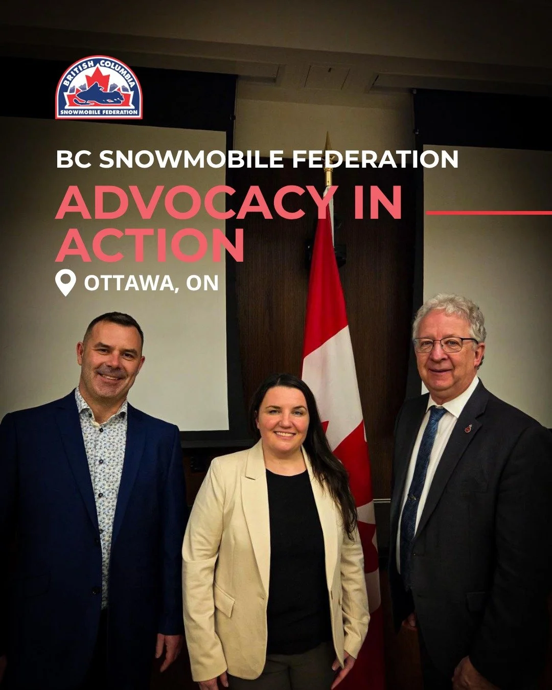 A friendly face in Ottawa! 🍁

We&rsquo;re in Ottawa this week making sure BC snowmobiling is represented where decisions are made. It was great to connect with Mel Arnold, MP for Kamloops&ndash;Shuswap&ndash;Central Rockies (@melarnold9722), who und