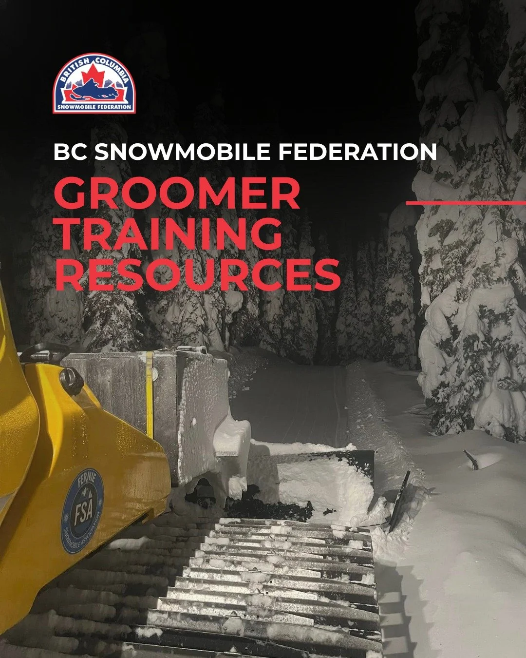 Great trails don&rsquo;t happen by accident &mdash; they&rsquo;re built by people, planning, and the right tools.

BC Snowmobile Federation member clubs have access to province-wide resources that support grooming programs from top to bottom, includi