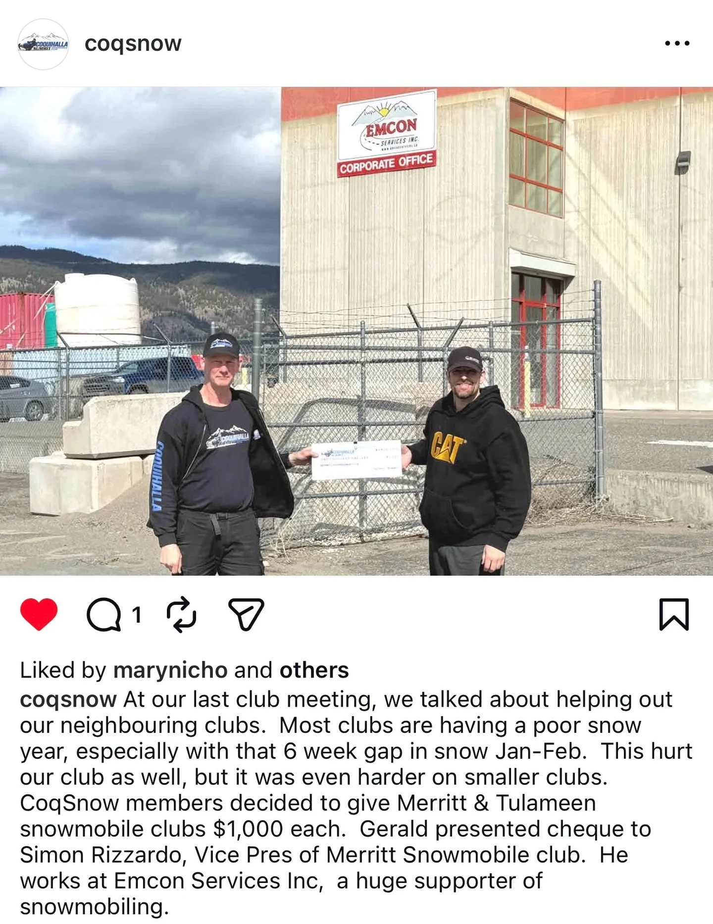 Not every season looks the same across British Columbia.

While some riding areas are thriving, others are facing a tough year. And for smaller clubs, that can hit hard.

That&rsquo;s where something bigger comes into play.

Members of @coqsnow recog