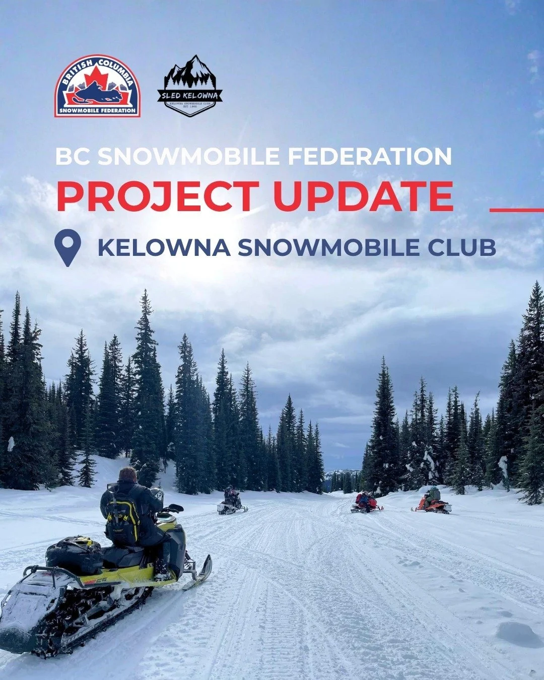 📢 PROJECT UPDATE | @kelownasnowmobileclub 

Good signage does more than point riders down the trail.

It helps riders stay oriented during poor weather, supports emergency response, helps new riders navigate unfamiliar terrain, clearly communicates 