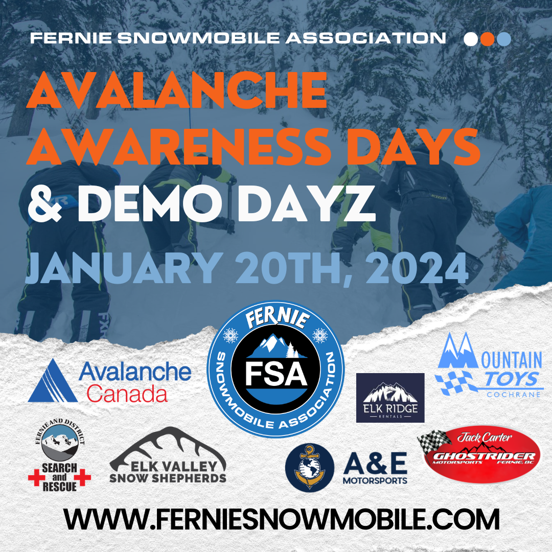 Fernie Snowmobile Association Avalanche Awareness and Demo days