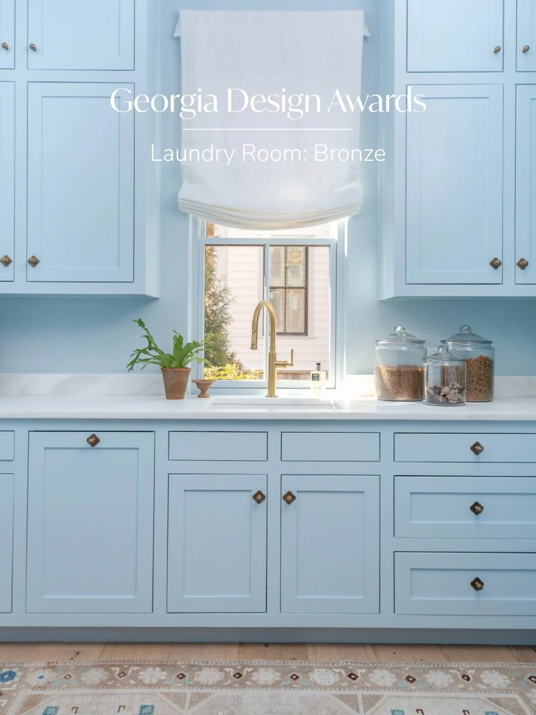 Honored to have our Lake Oconee cottage laundry room recognized in the Laundry Room category at the 2025 Georgia Design Awards.⁠
⁠
This space was designed to make everyday tasks feel a little more beautiful, with floor-to-ceiling storage, timeless ma