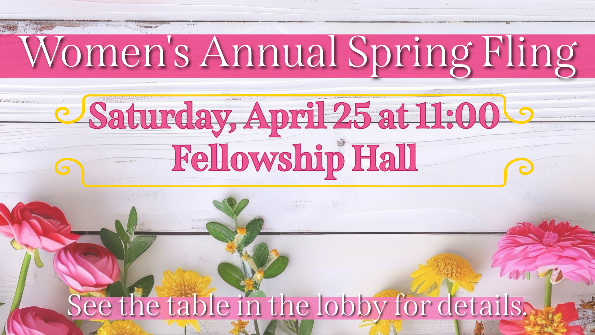 Women's Spring Fling