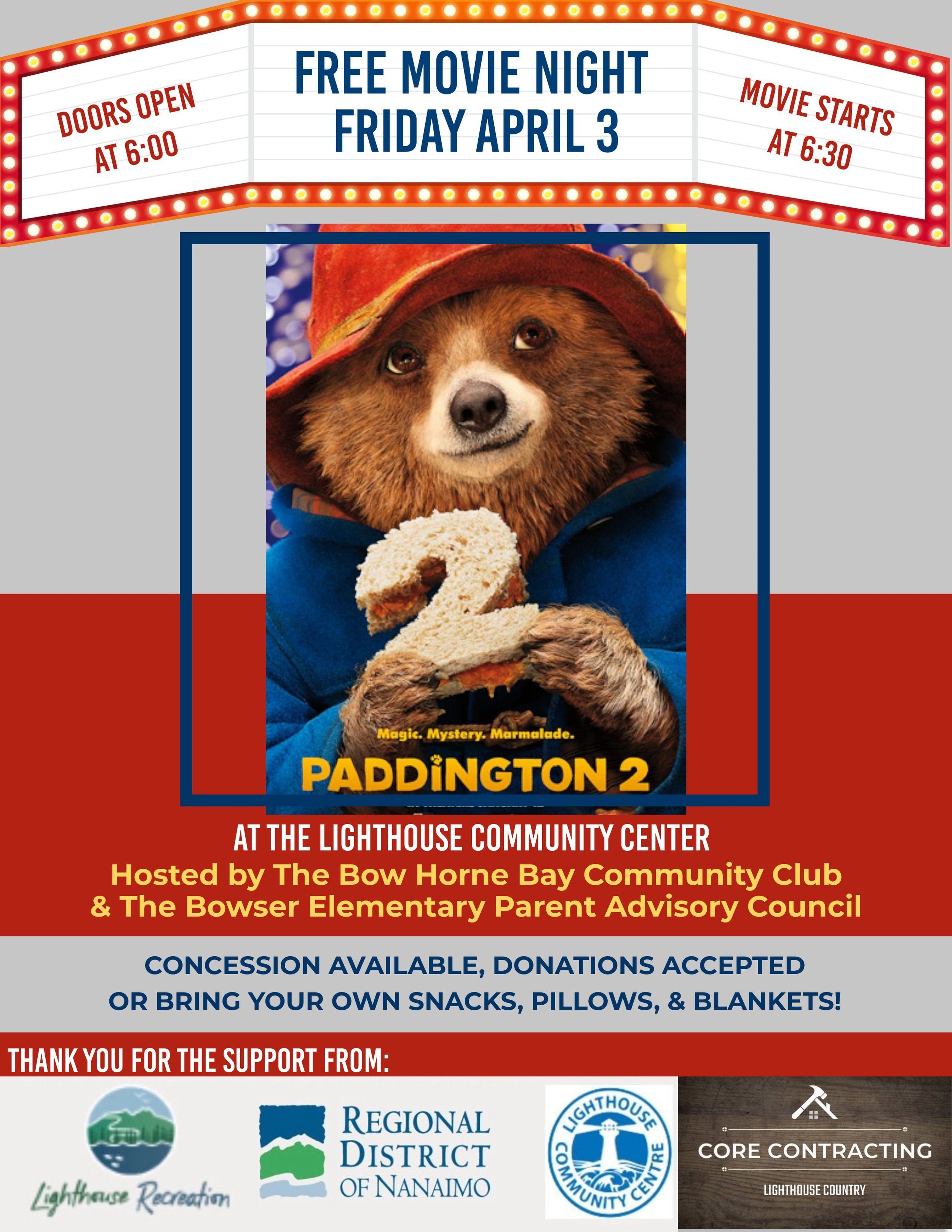 FREE MOVIE NIGHT APRIL 3!