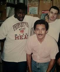 Biz Markie & DJ Lethal of House of Pain & later with Limp Bizkit. This picture was taken in the late 80's or early 90's. It was a week of assisting both selecting hundreds of original vinyl for their upcoming album projects. 
