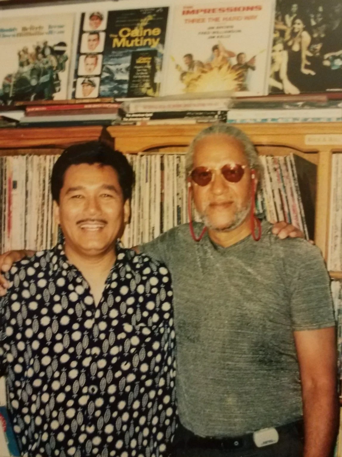 Gary Bartz, friend and legendary jazz saxophonist, Miles Davis, Pharoah Sanders at As The Record Turns in Hollywood.