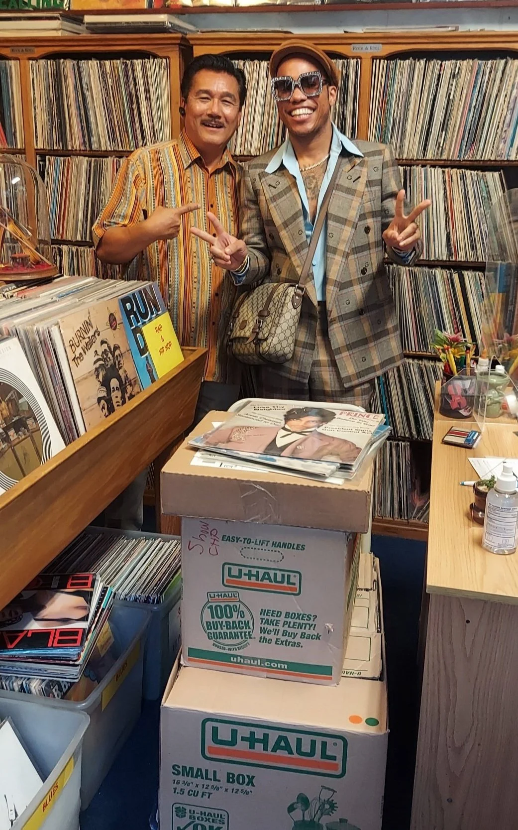 Anderson Paak of the multi-platinum group Silk Sonic and The Free Nationals stopped by to get a couple of records at As The Record Turns in Hollywood. Anderson is the real deal!