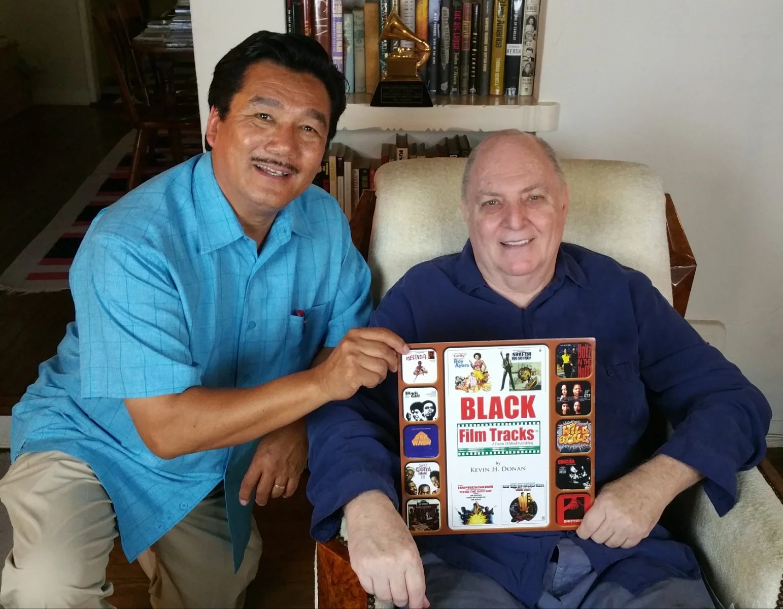 Billy Vera, Grammy Award winner, musician and composer at his home during our black Film Tracks interview.