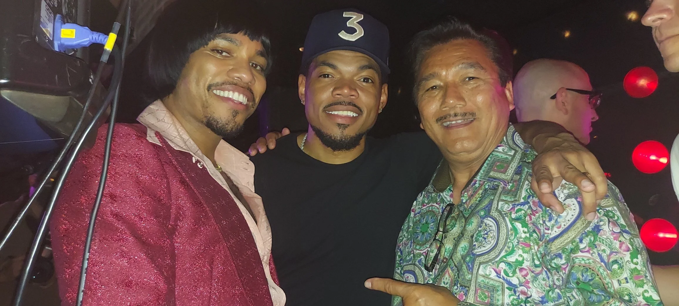 Anderson Paak and Chance The Rapper at the MGM Grand in Las Vegas.