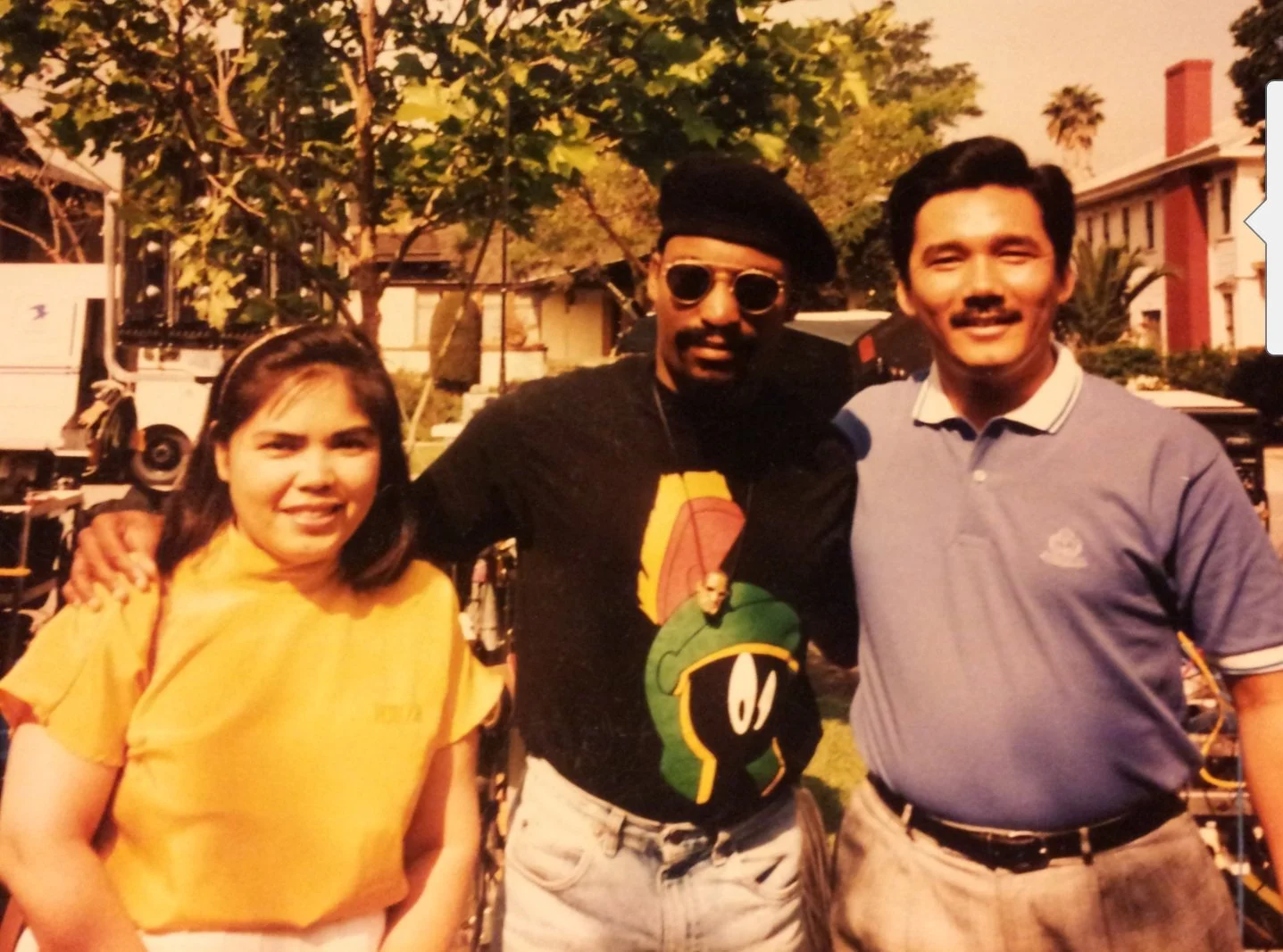 Director John Singleton on set of Boyz N The Hood (Poetic Justice, Higher Learning, Baby Boy, Snowfall, Shaft 2000)