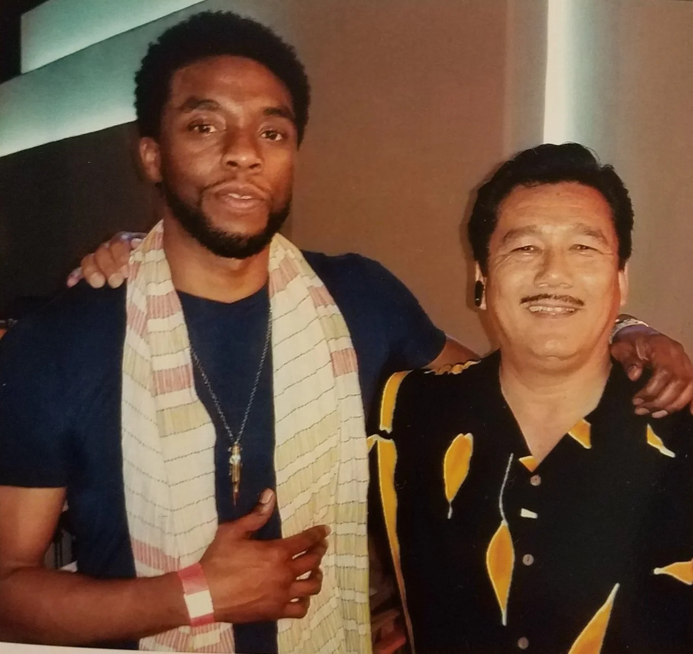 Chadwick Boseman, award winning actor Black Panther, Get on Up, 42, Da 5 Bloods in Hollywood.