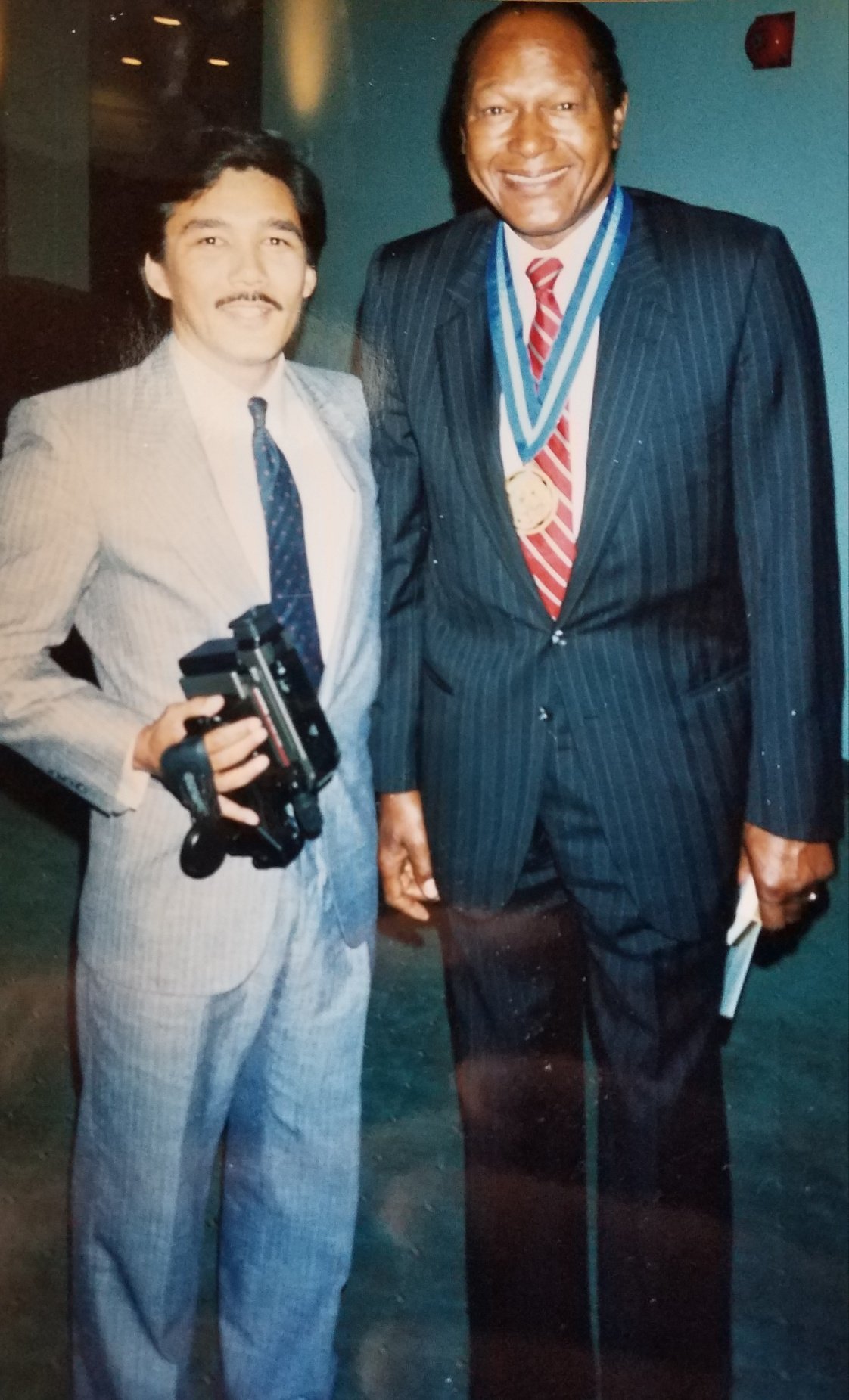 Thomas Bradley, Mayor of Los Angeles, 20-year term. I was an award winning videographer for the City of Los Angeles. 