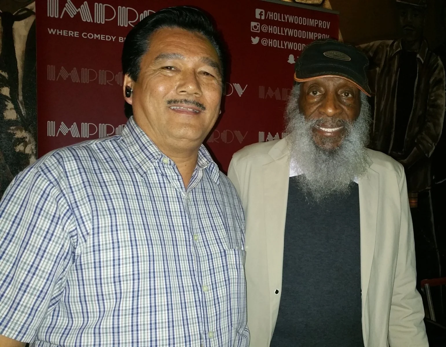 Comedian and Civil Rights activist Dick Gregory