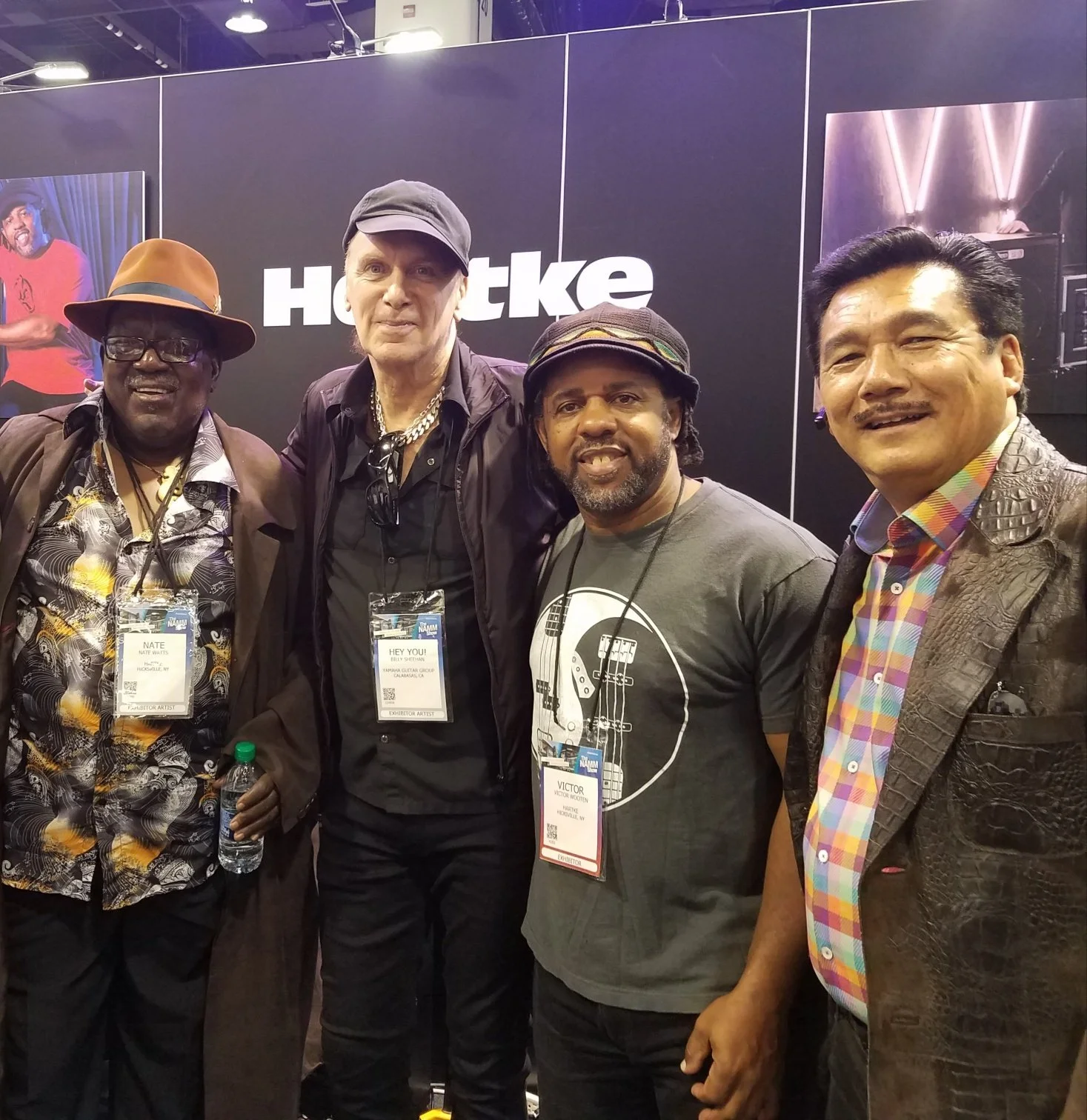 Nate Watts, Billy Sheehan, Victor Wooten, all master bassists.