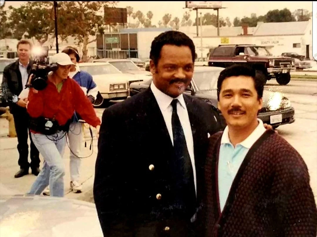 Rev. Jesse Jackson, minutes after the Rodney King verdict.