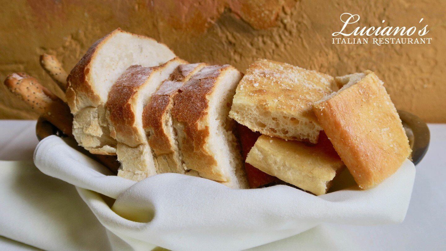 Experience the irresistible aroma and unparalleled taste of Luciano's signature bread, freshly baked to perfection, enhancing your Italian dining adventure. 

Plus, don't miss out on our New Happy Hour, available Tuesday through Friday from 2-6 PM, w