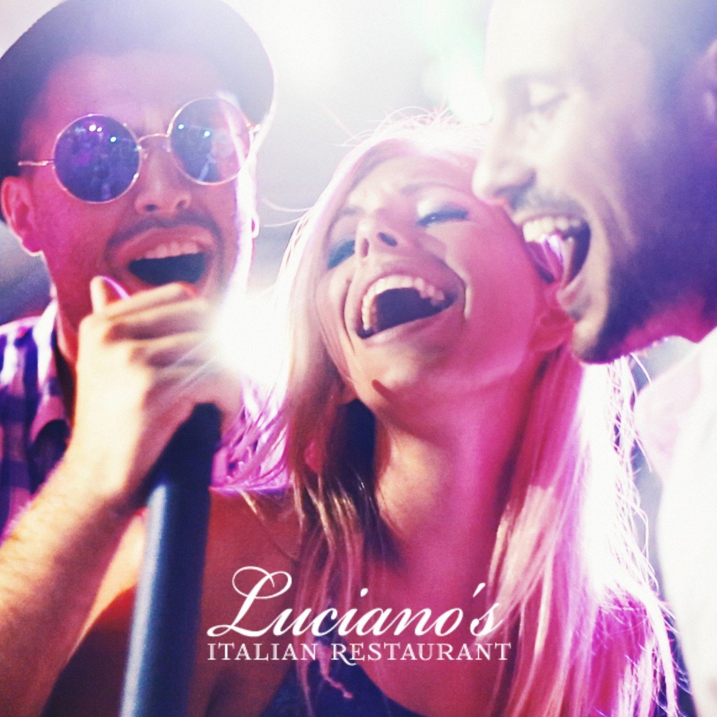 Hit Luciano's Karaoke Night tonight, 8:30 PM to midnight! Sing out loud and enjoy $6-$7 drink specials on beer and wine.