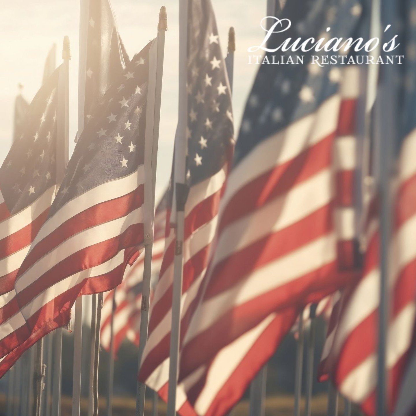 Join us at Luciano's this Memorial Day weekend: Open Friday and Saturday, closed Sunday and Monday!