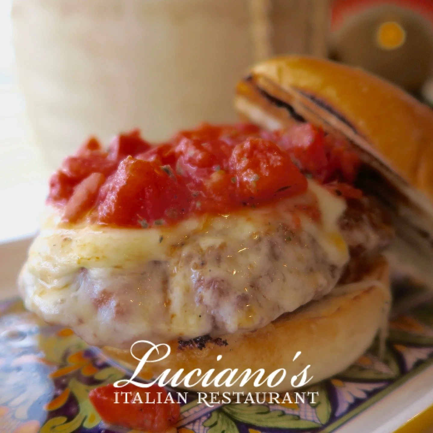 Do lunch at Luciano's! Our Aroma Burger is the perfect way to add some flavor to your week!
