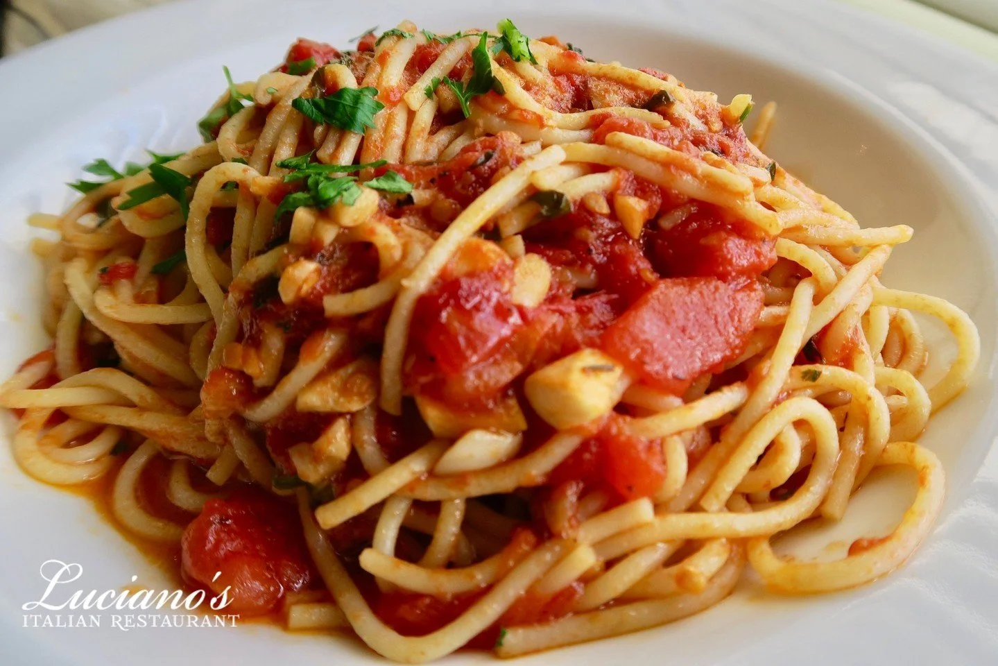 The earliest written record of pasta dates back to Sicily in 1154! Taste the tradition at Luciano's!