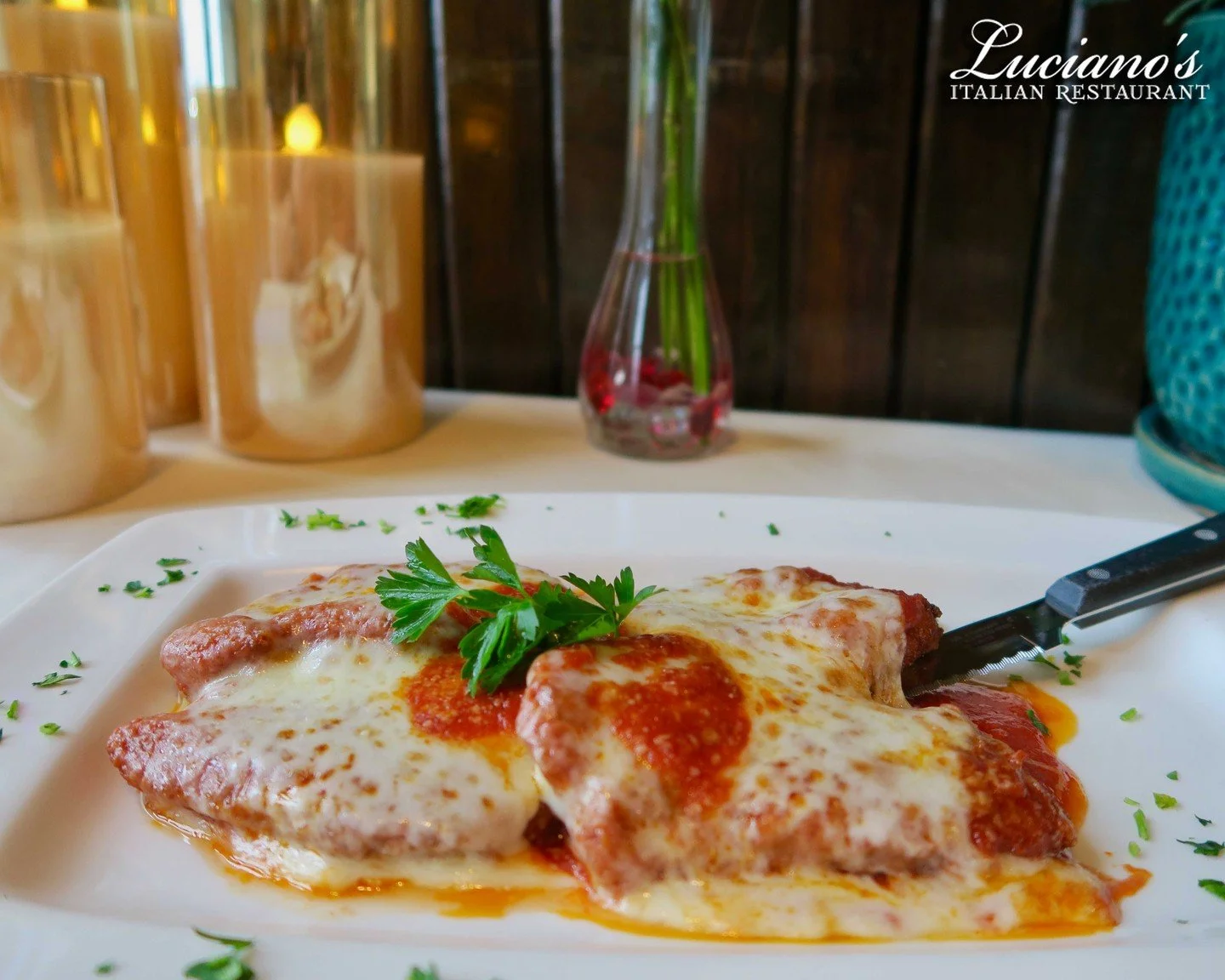 Don't forget to visit Luciano's this Friday for our Lenten special: Gamberi alla Parmigiana!