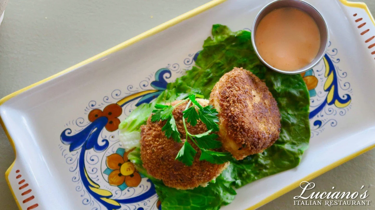 Split an order of our delicious Crab Cakes! The perfect start to any meal!