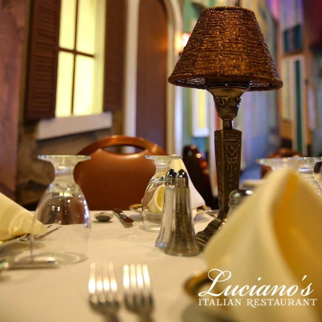 Take your tastebuds on an Italian vacation! Do Luciano's for dinner this weekend!