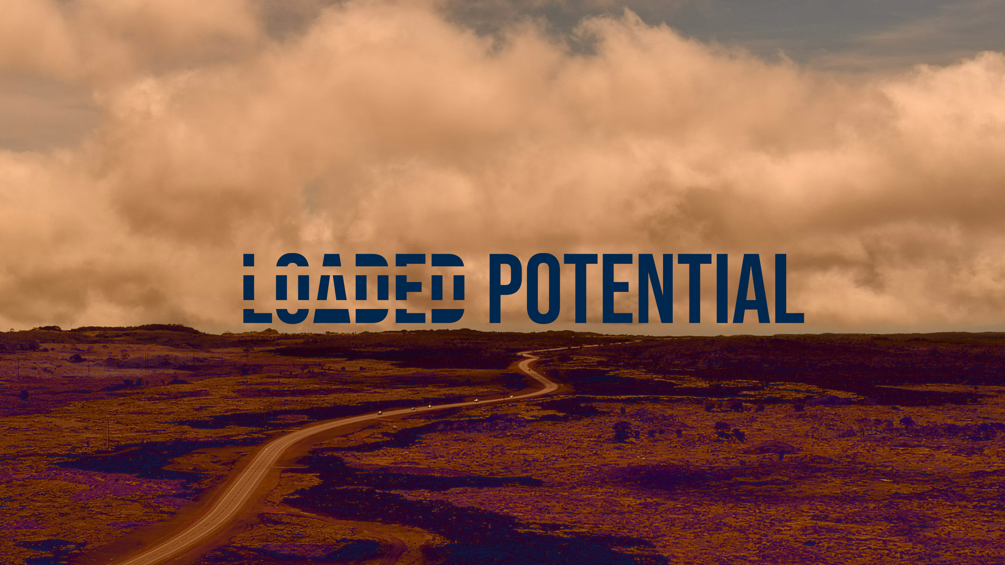 Cover image w/ type logo - Loaded Potential