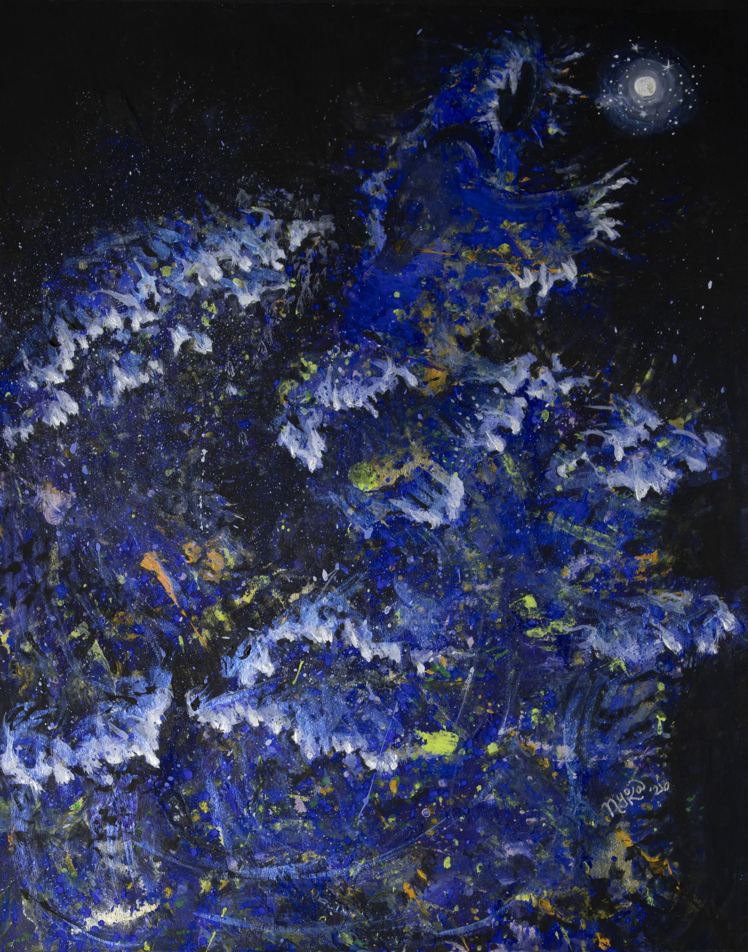 devocean (2026). mixed media on 300gsm paper. 11 inches x 14 inches.