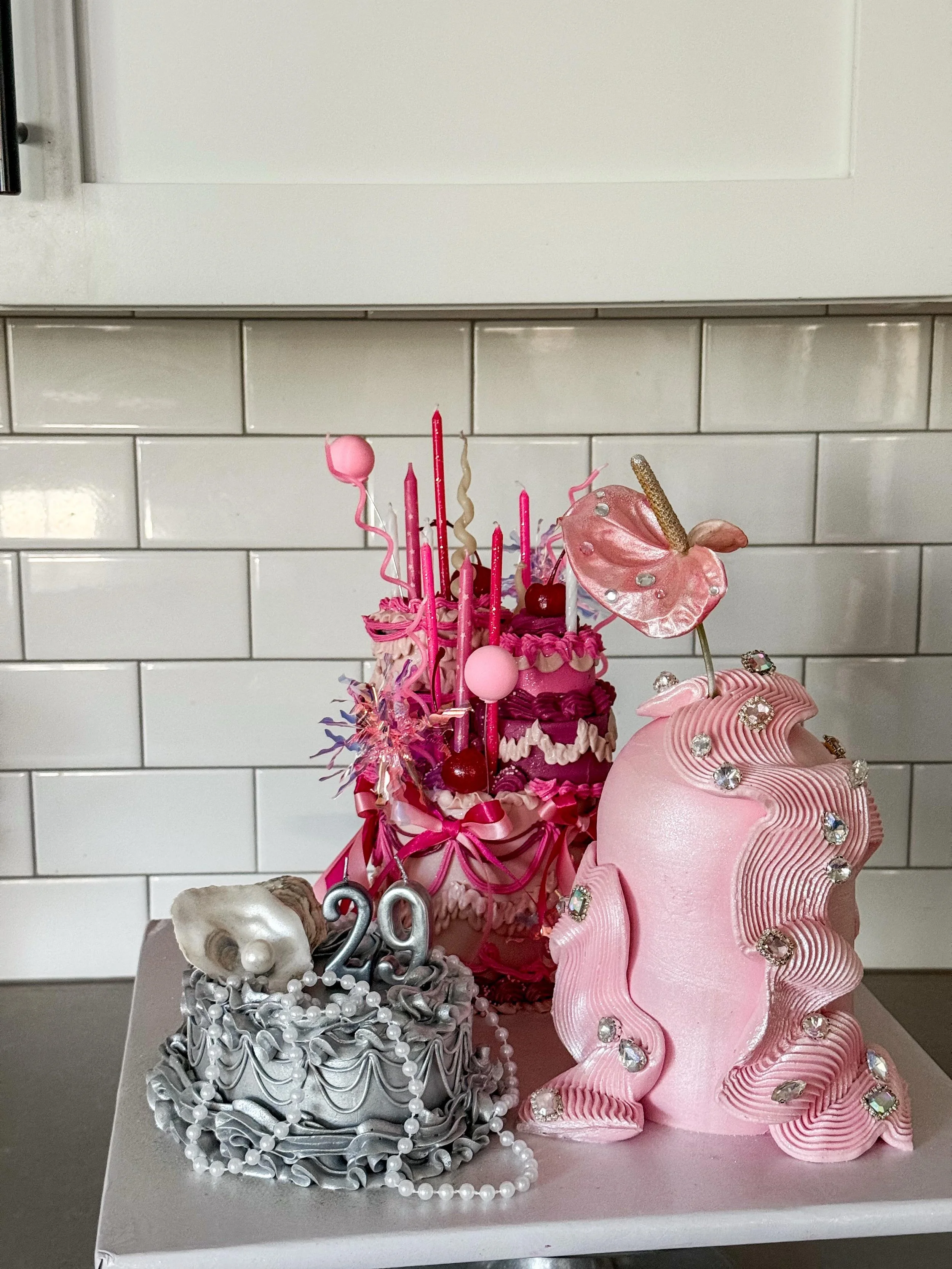 when you can&rsquo;t decide which cake design to make for your birthday &mdash; you make three mini versions ✨

this is 29!!!!! 

the last week has been an unbelievable blur, and believe it when I say, I had the best birthday of my life and actually 