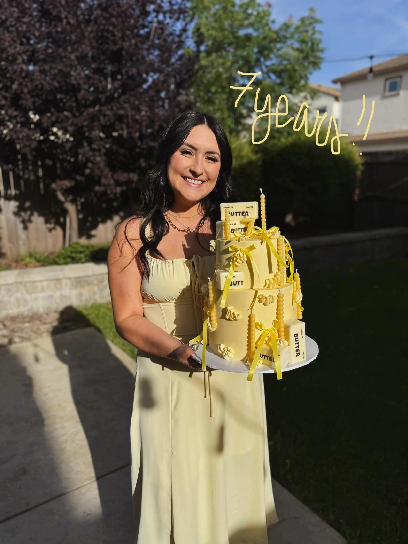 I owe it all to my girl, butter 🧈🧈🧈

7 years 🥹

7 years baking for your special occasions, from gender reveals to baby showers, from birthdays to celebrations of life, from engagements to weddings &mdash; I&rsquo;ve built unbreakable relationship