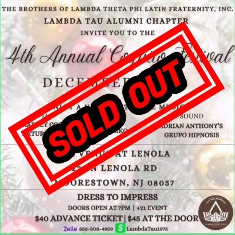 Lambda Tau 4th Annual Coquito Festival #LTCF2023 @lambda_tau_alumni