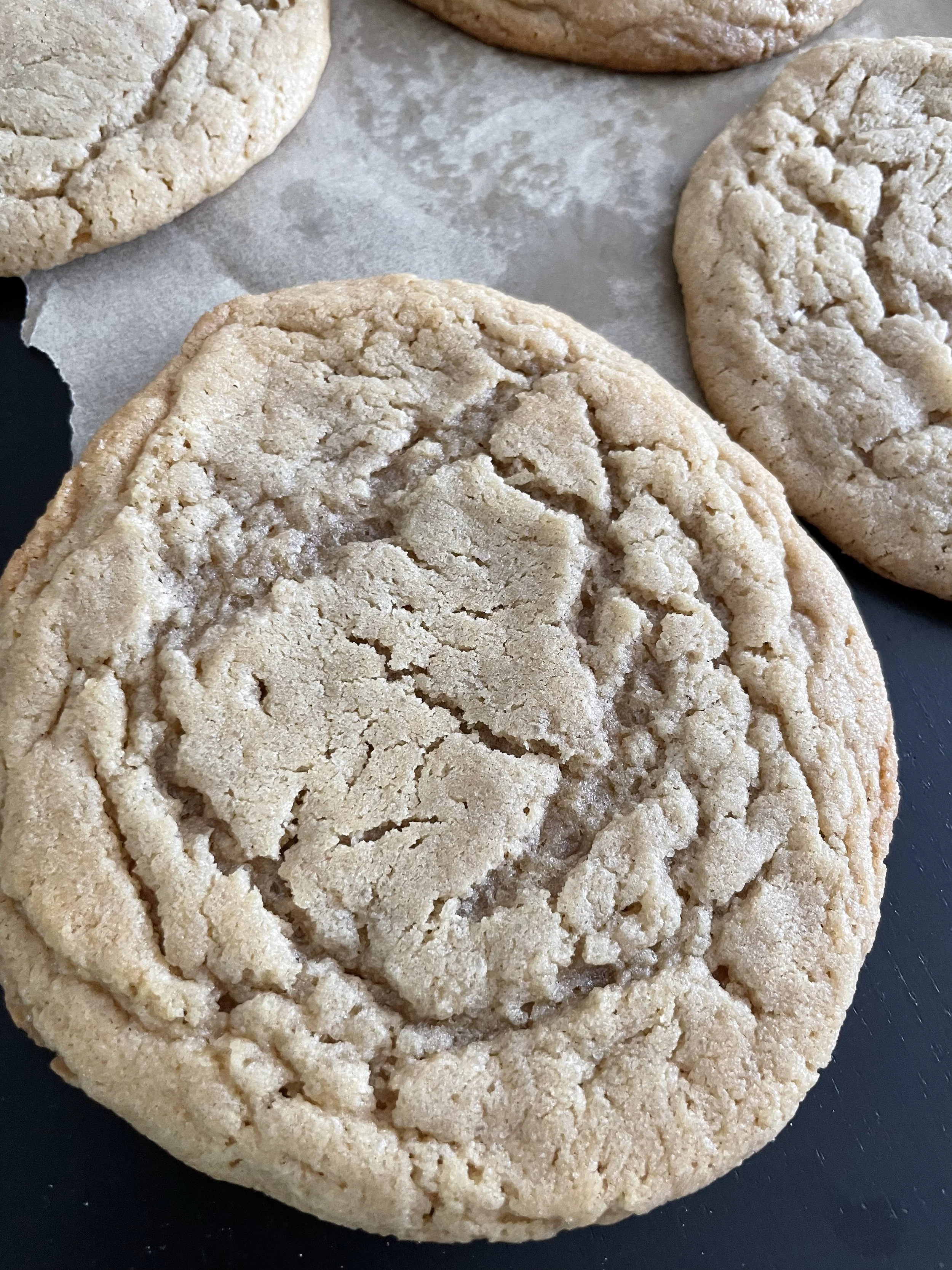 Chewy Sourdough Peanut butter cookie