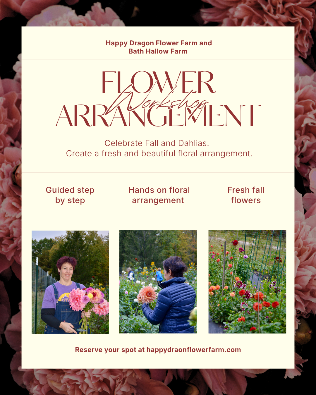 Dahlia Celebration of the Season at Bath Hallow on October 8, 2026