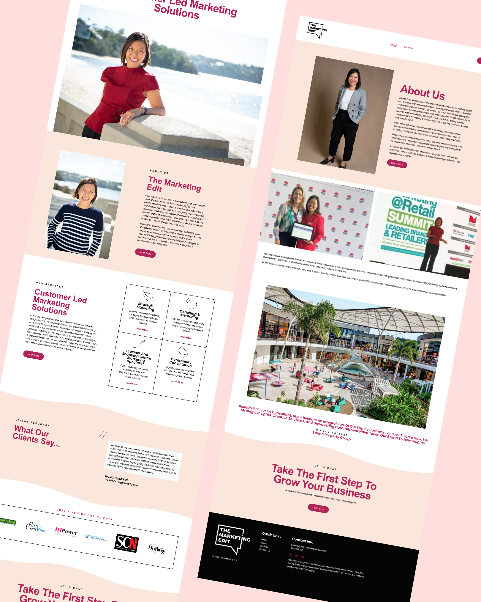 The Marketing Edit website 