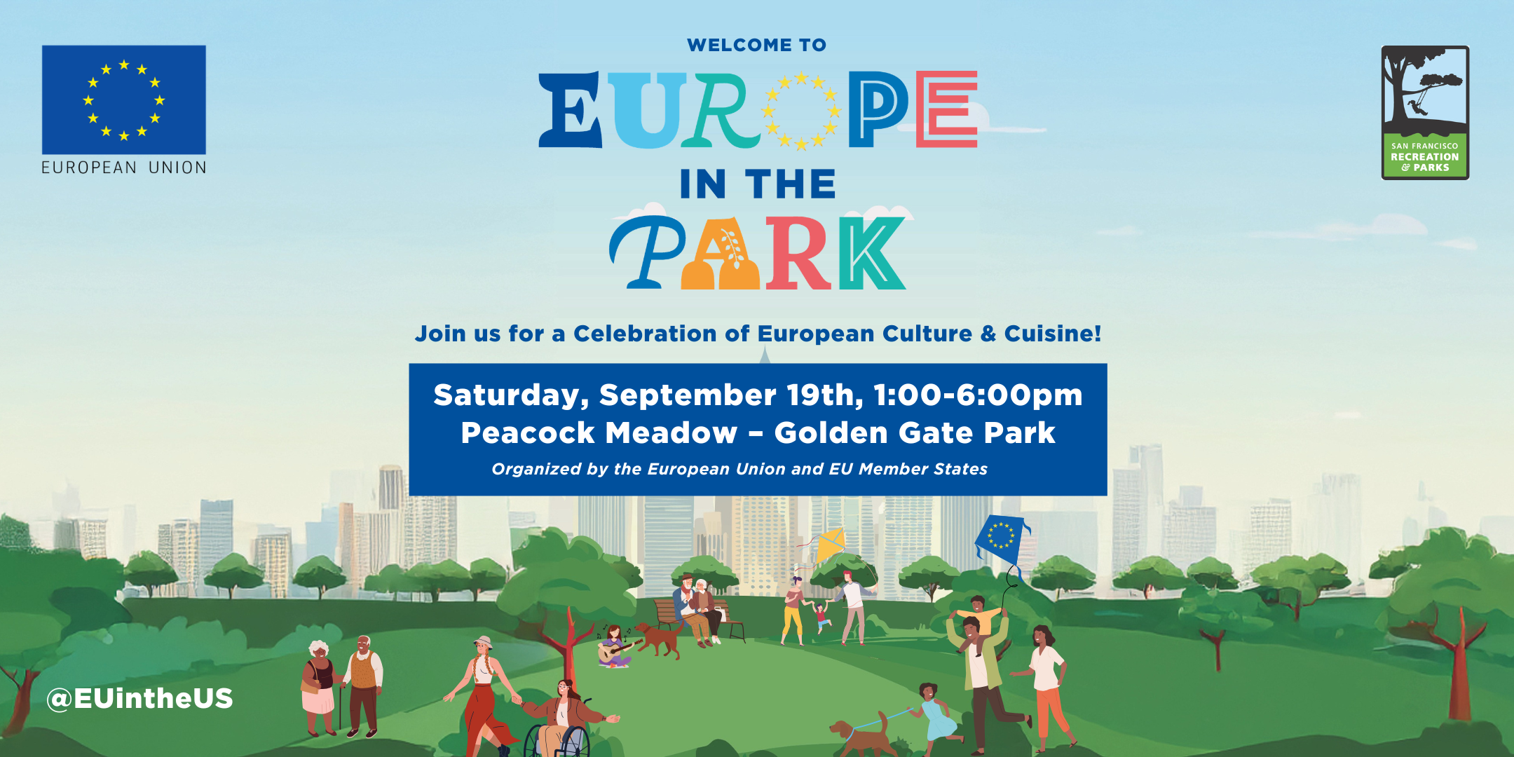 Europe in the Park - Saturday, September 19 at Golden Gate Park