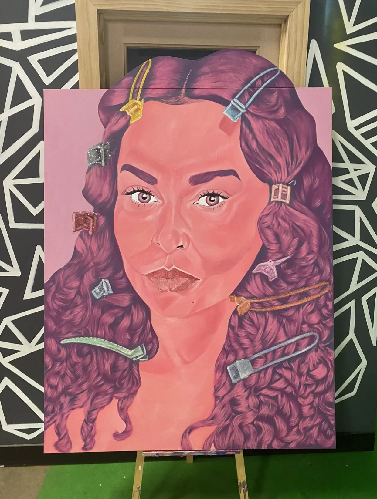 Mrs. Tina Knowles- Lawson painting gallery provided by Allen Jaion Powell.