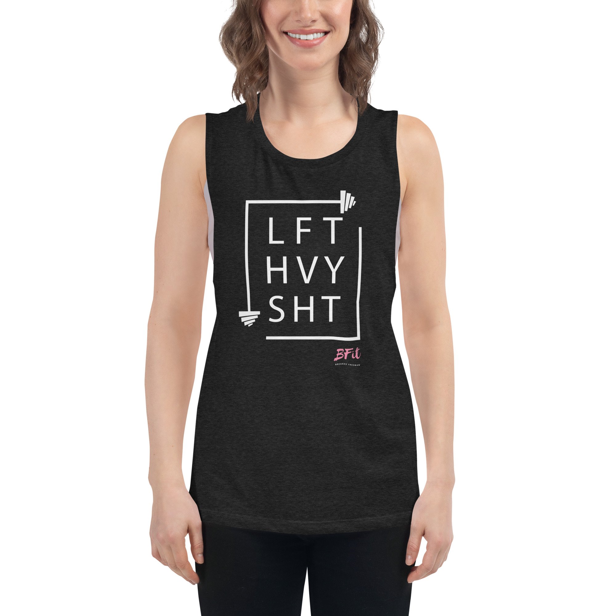 LIFT Collection Dark Grey Muscle Tank