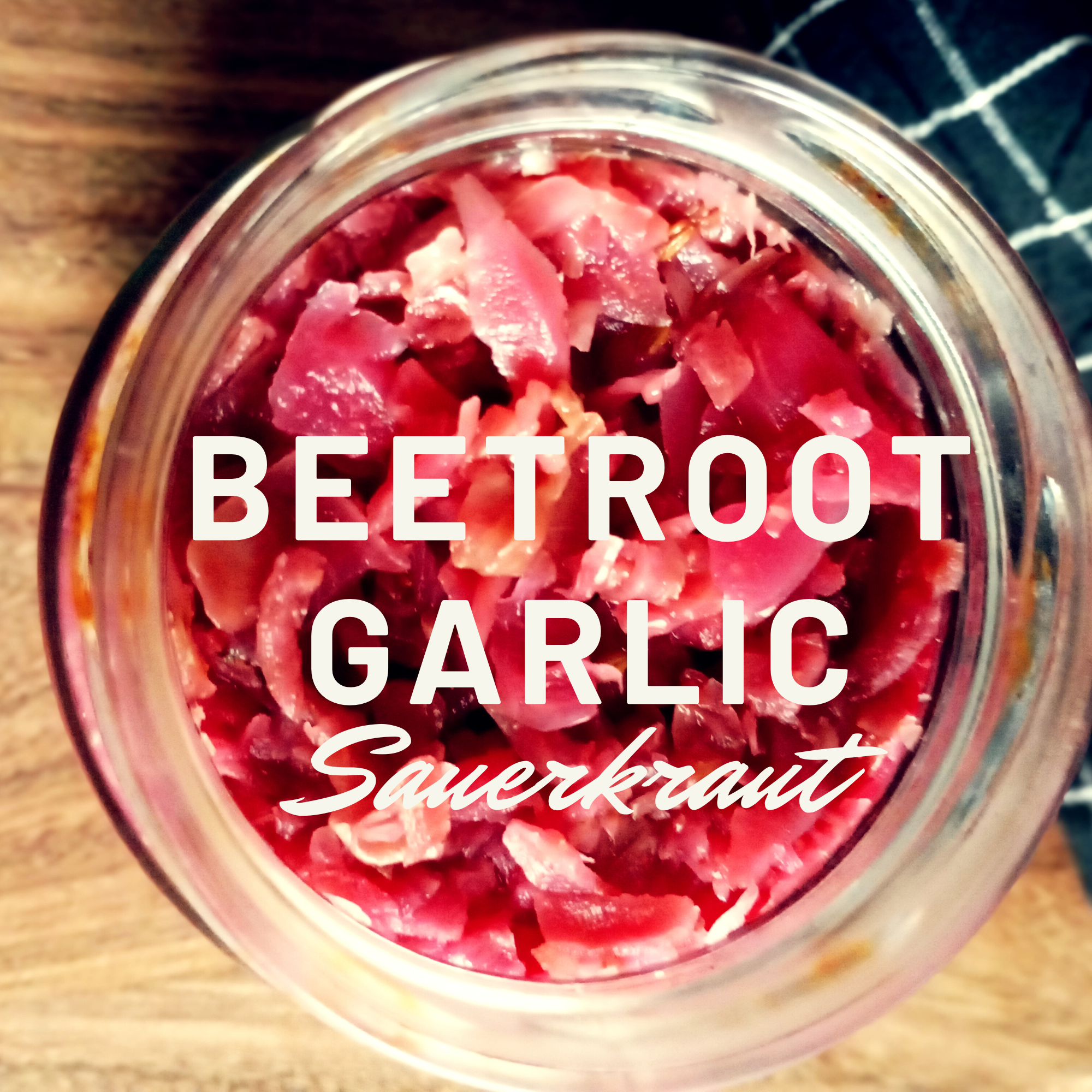 Beetroot Garlic Sauerkraut (400g)