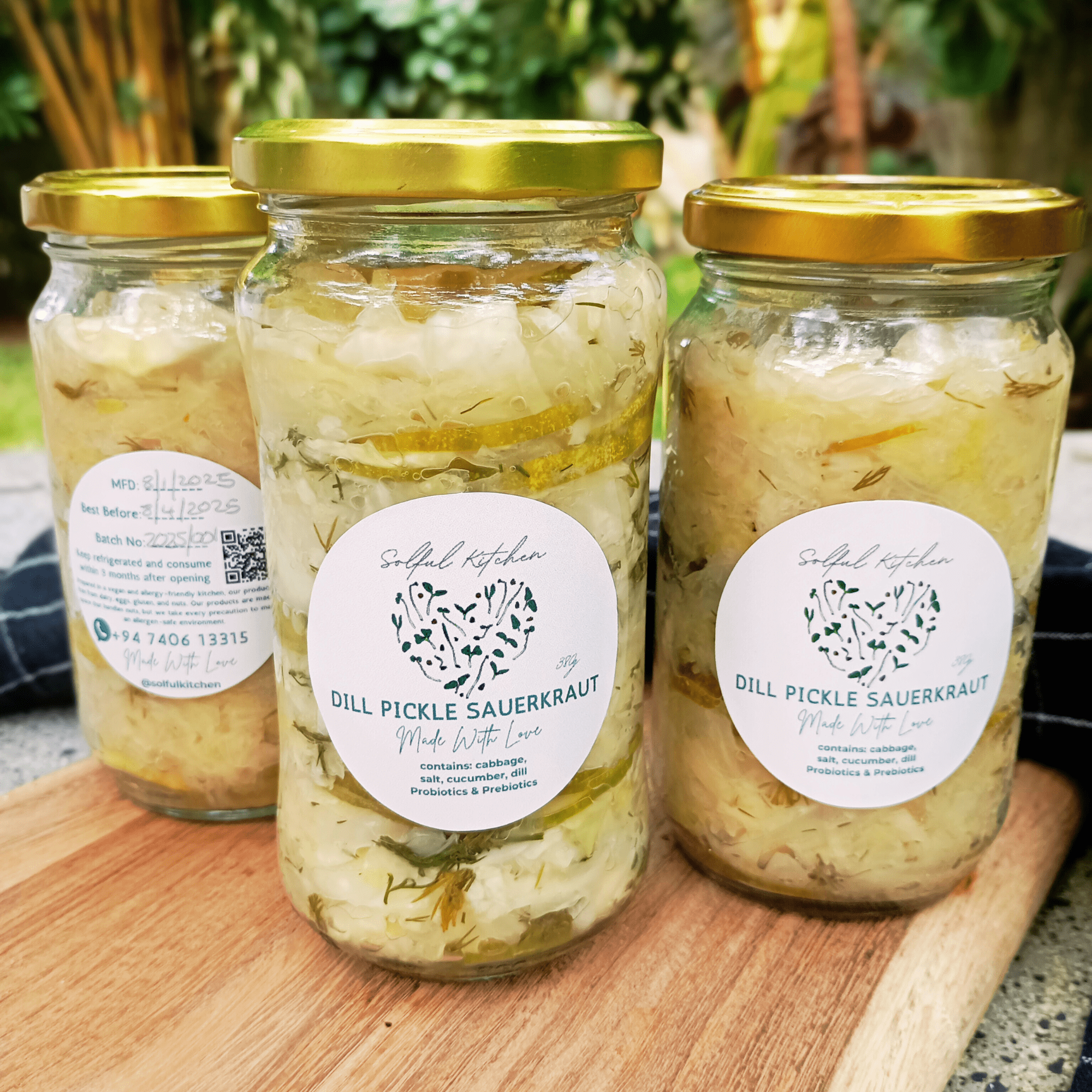 Dill Pickle Sauerkraut (400g)