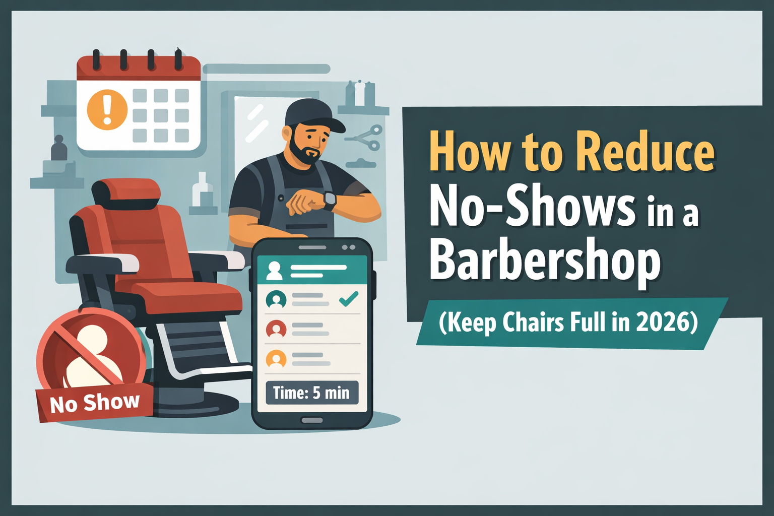 How to Reduce No-Shows in a Barbershop
