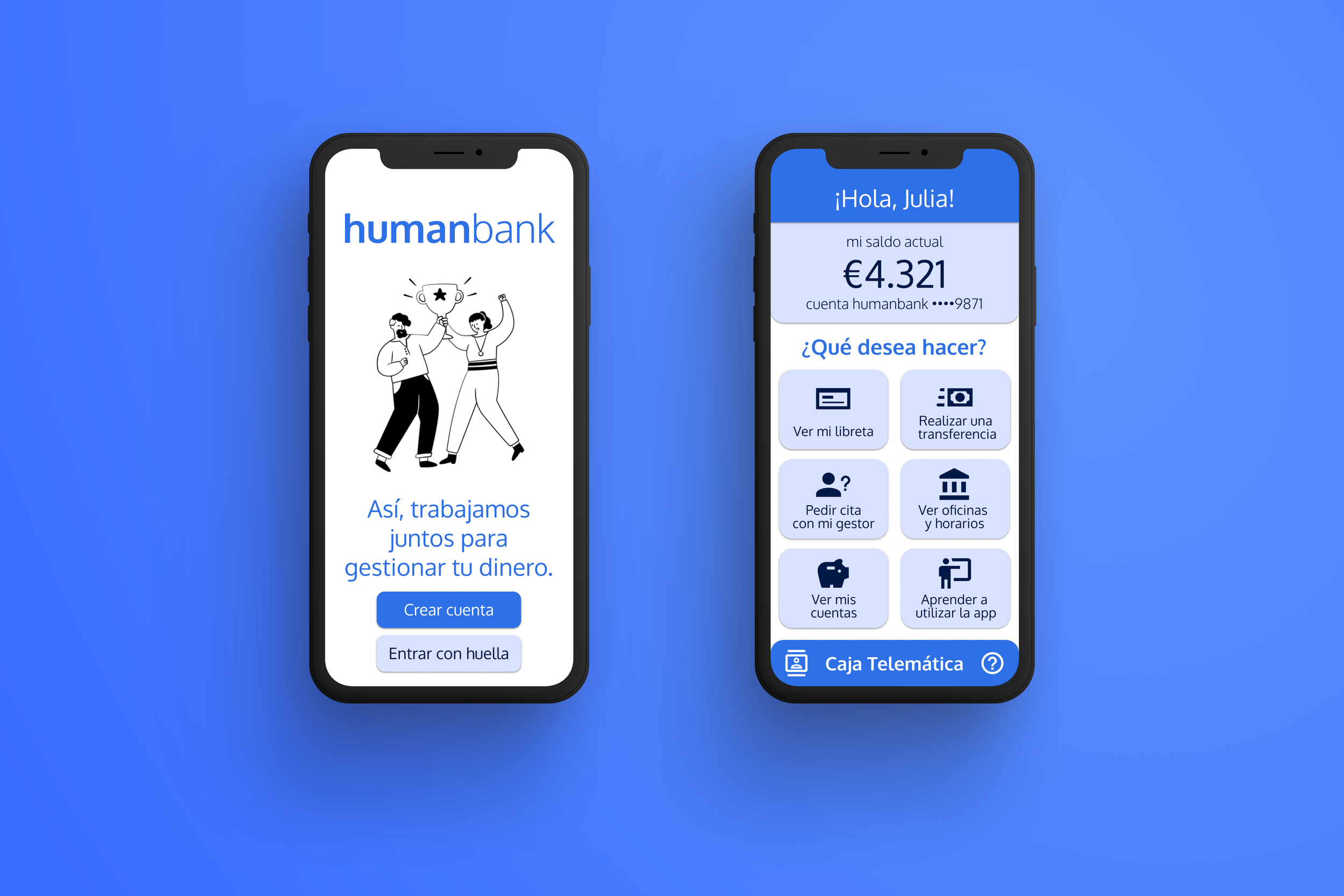 Humanbank Research and App Design