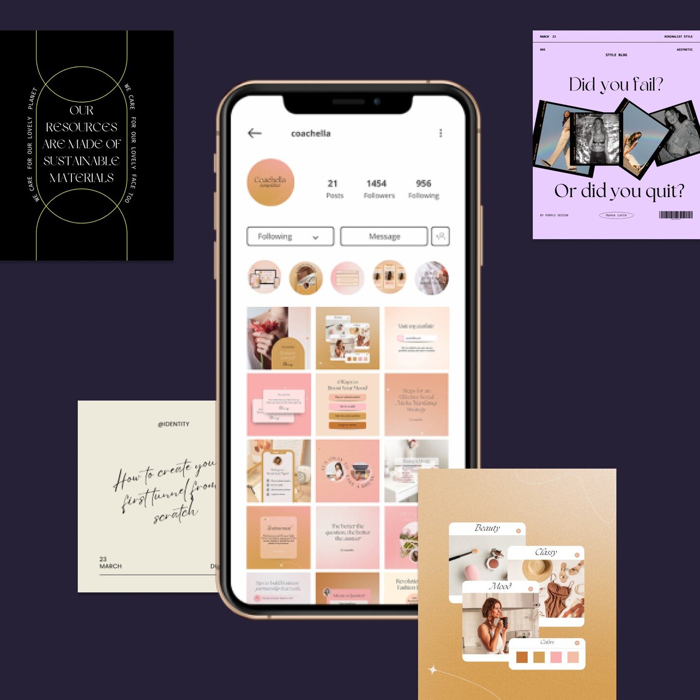 Check out the designs that hit the shop today! 

Enjoy a special launch discount - get a pack of beautifully designed and strategic social media templates for $19 (instead of $29).

Each pack includes:
✨ 20 Instagram templates (1080x1350)
✨ 6 reel co