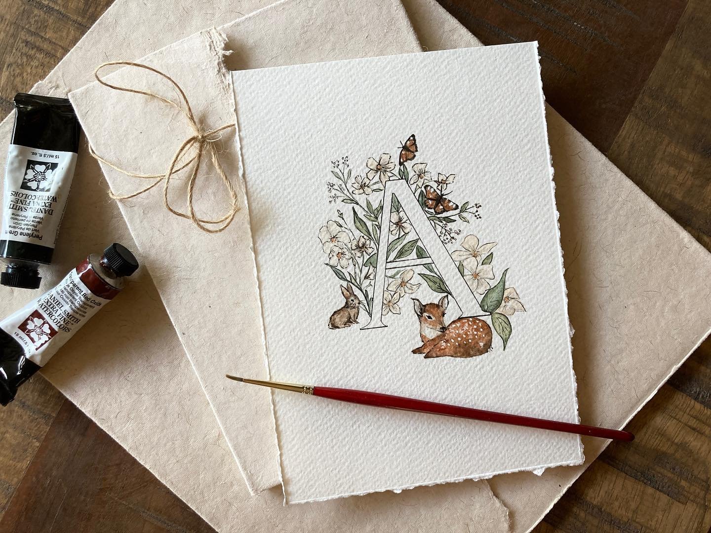 I love seeing everything springing to life around me and can&rsquo;t help but want to paint delicate illustrations of everything I see to fully embrace the season!